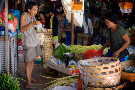 Man woman bali photo