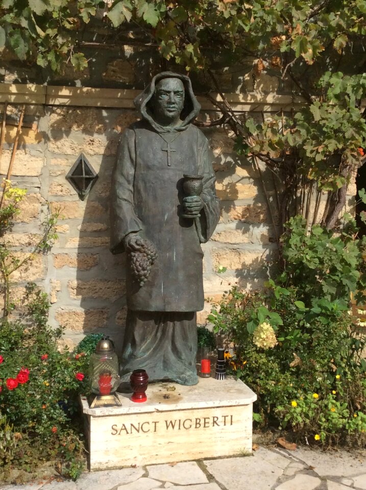 Monastery statue church