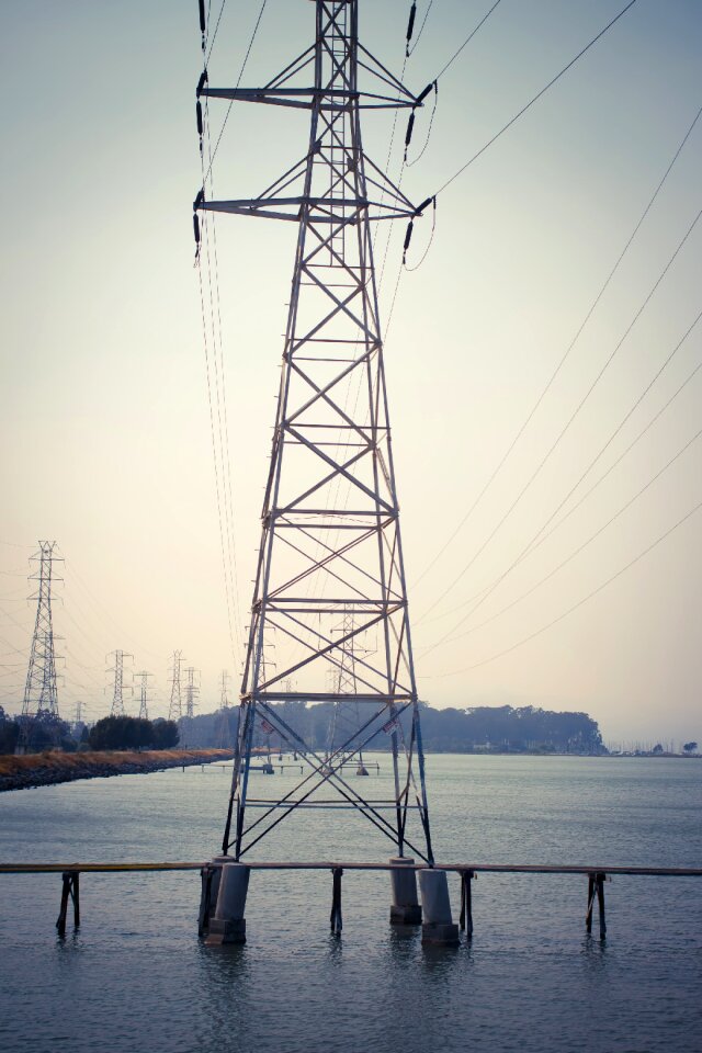 Bay electric sky