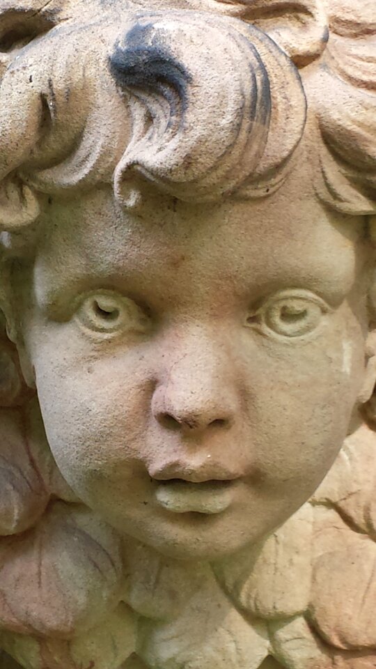 Cemetery statue stone