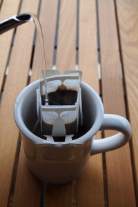 A drip bag coffee restaurant