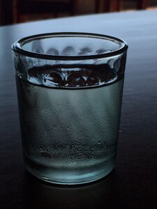 Cup glass soft drink