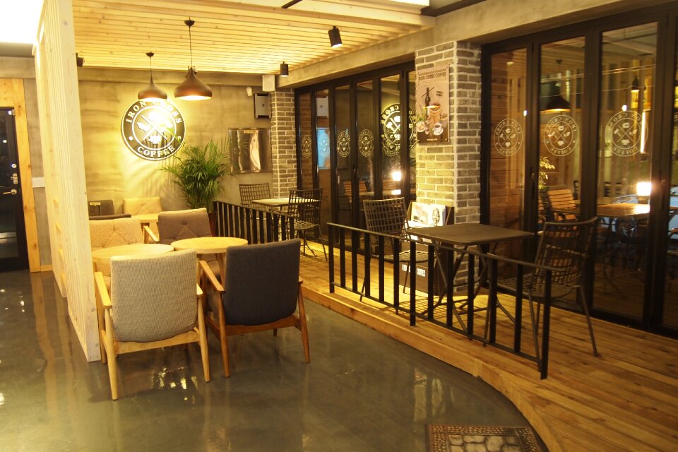 Cafe interior restaurant