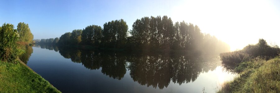 Pond reflection nature