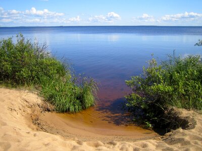 Landscape photo finnish lake photo