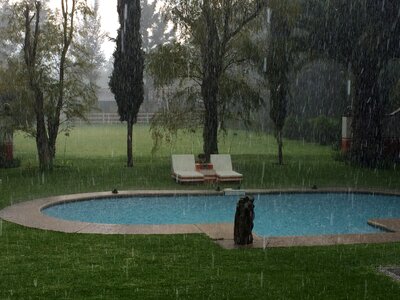 Rain water pool