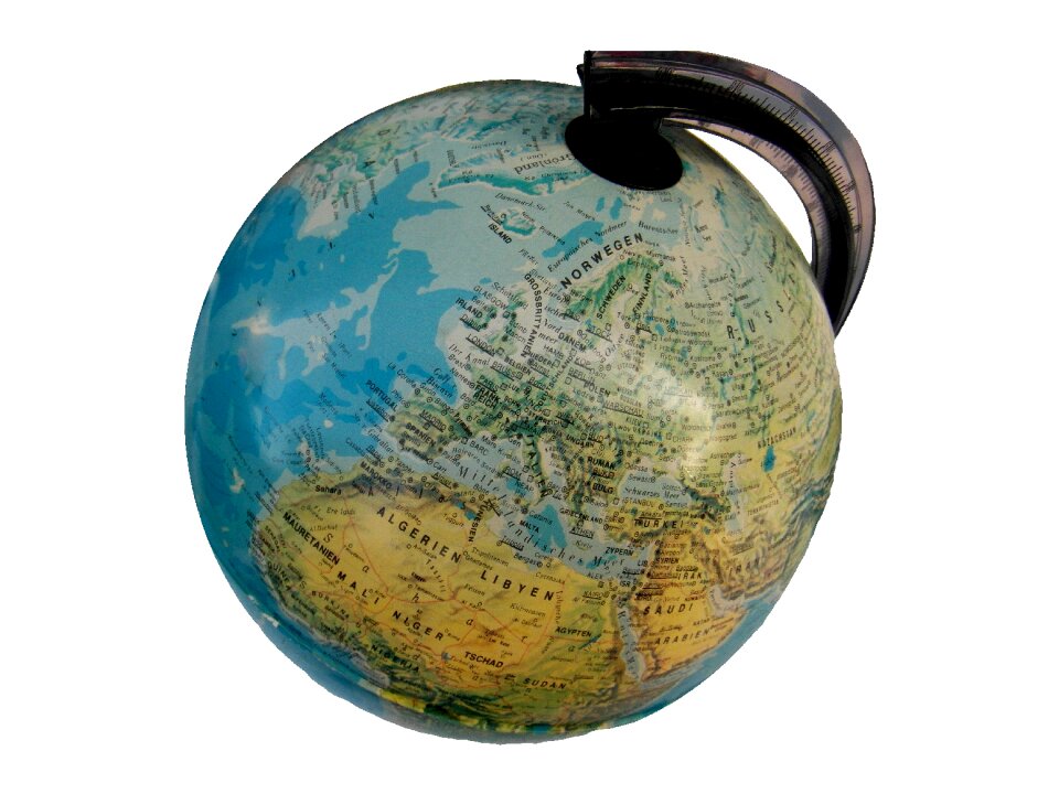 Geography school isolated