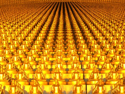 Budhas gold buddhism photo