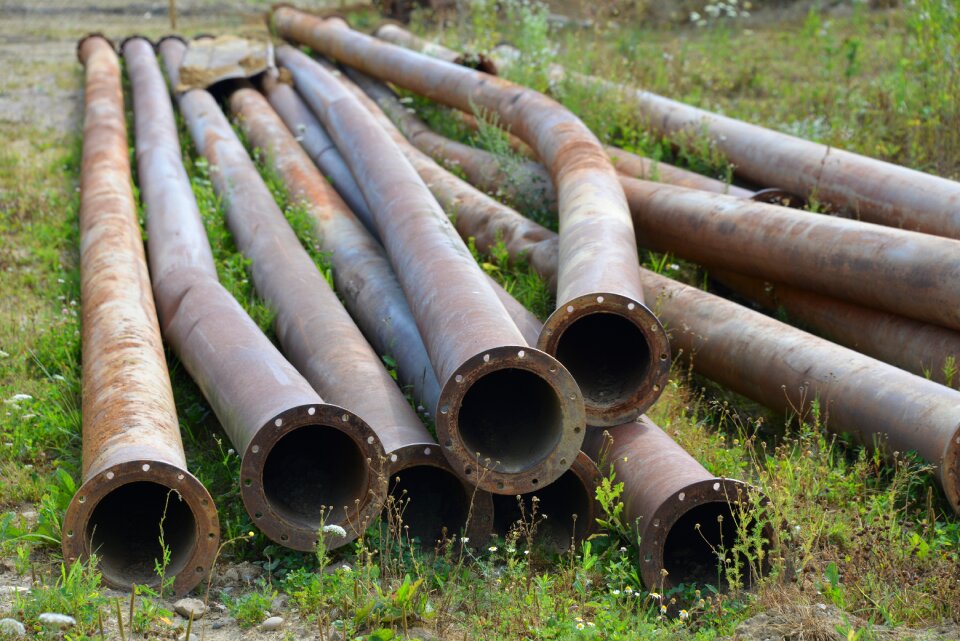 Rivet water pipe line