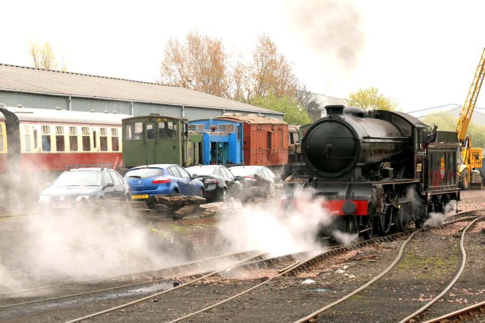 Steam cars station photo