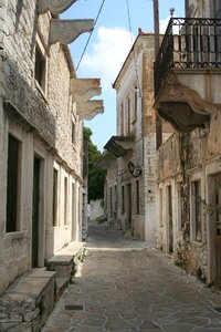 The old town monuments paros