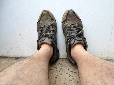 Feet shoe leg photo