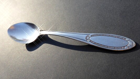 Silver reflect cutlery