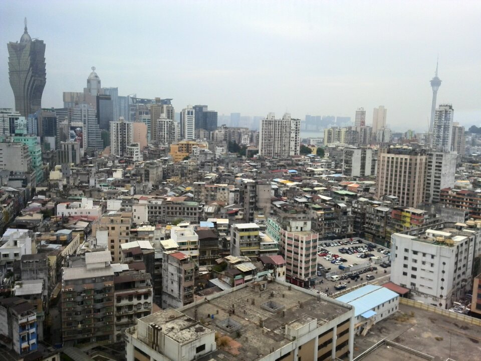 Macau city street view