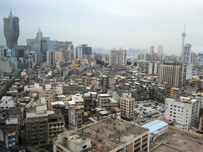 Macau city street view