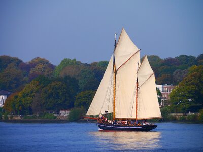 Elbe boat river photo