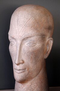 Hard sculpture face