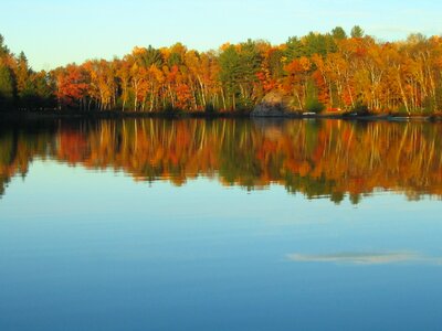 Fall colors scenic photo