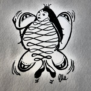 Woman queen animal