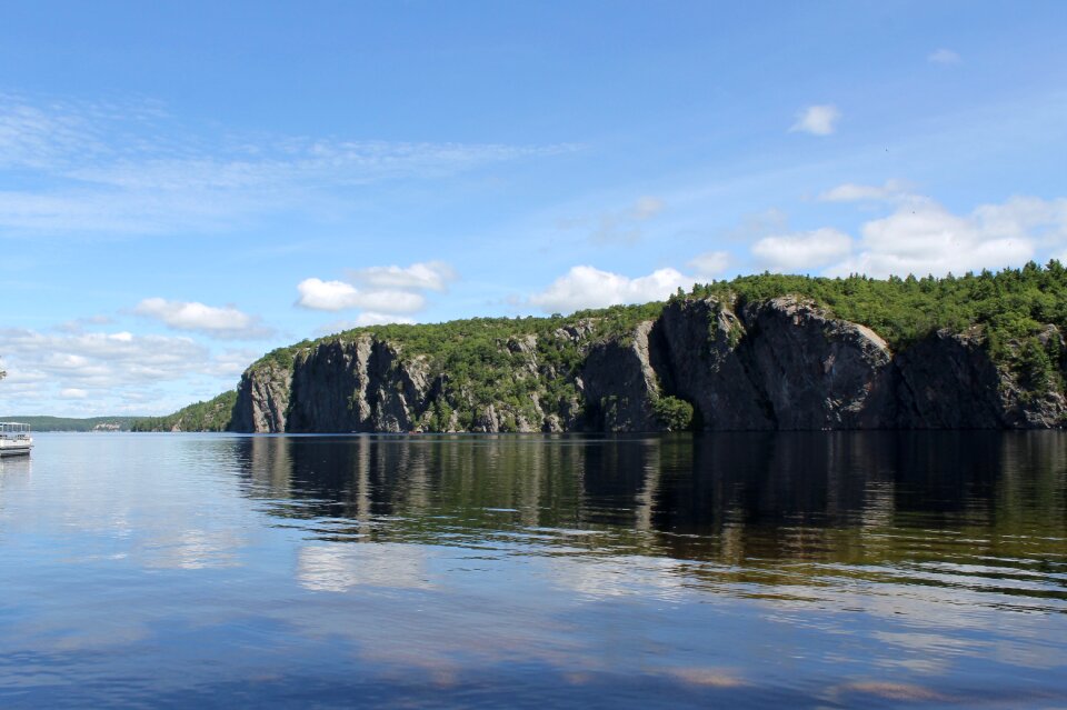 Rock calm blue