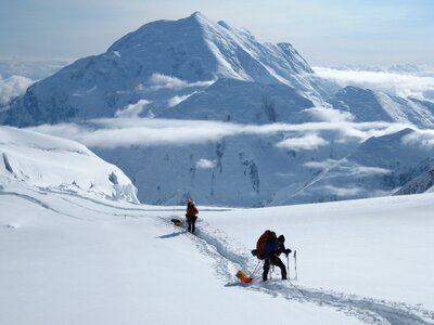 Denali mountain snow photo