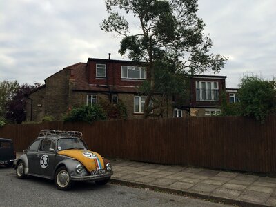 Classic automobile road