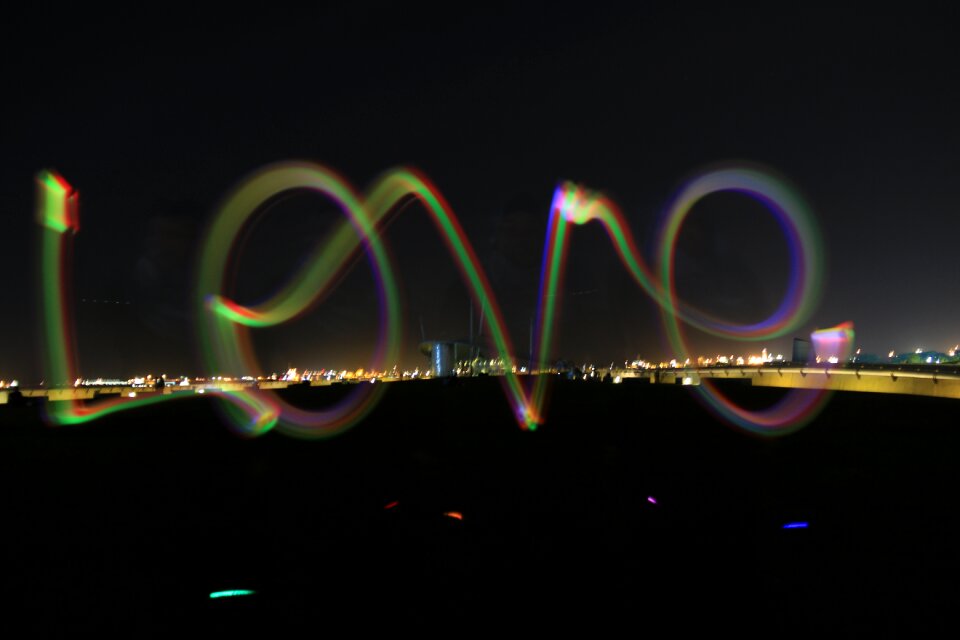Night art lightplay