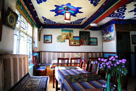 Tibetan room restaurant