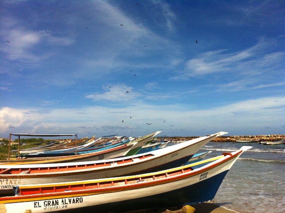Sea clouds beach