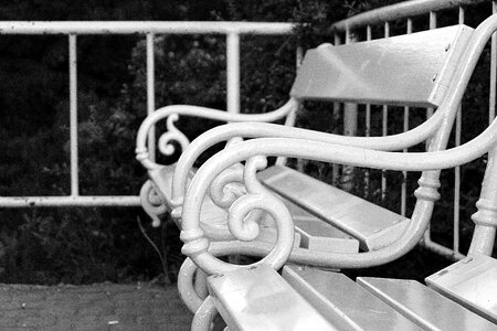 Bench b w photography black and white photo
