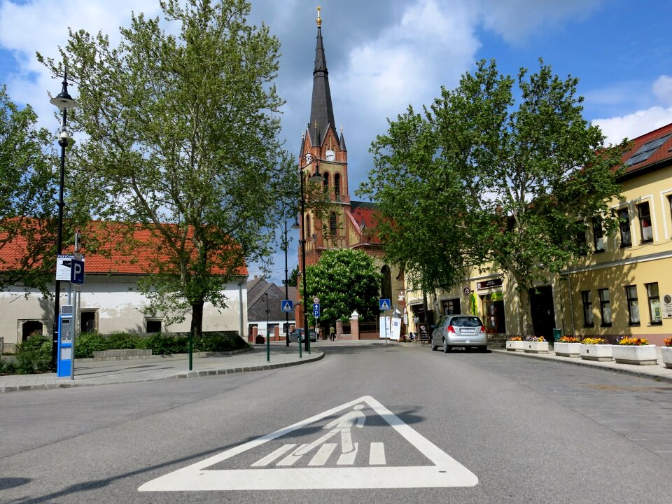 Zebra gyalogátkelő asphalt