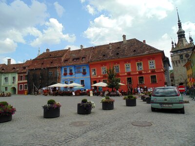 Sighisoara romania houses