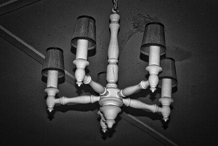 Lamp vintage interior photo