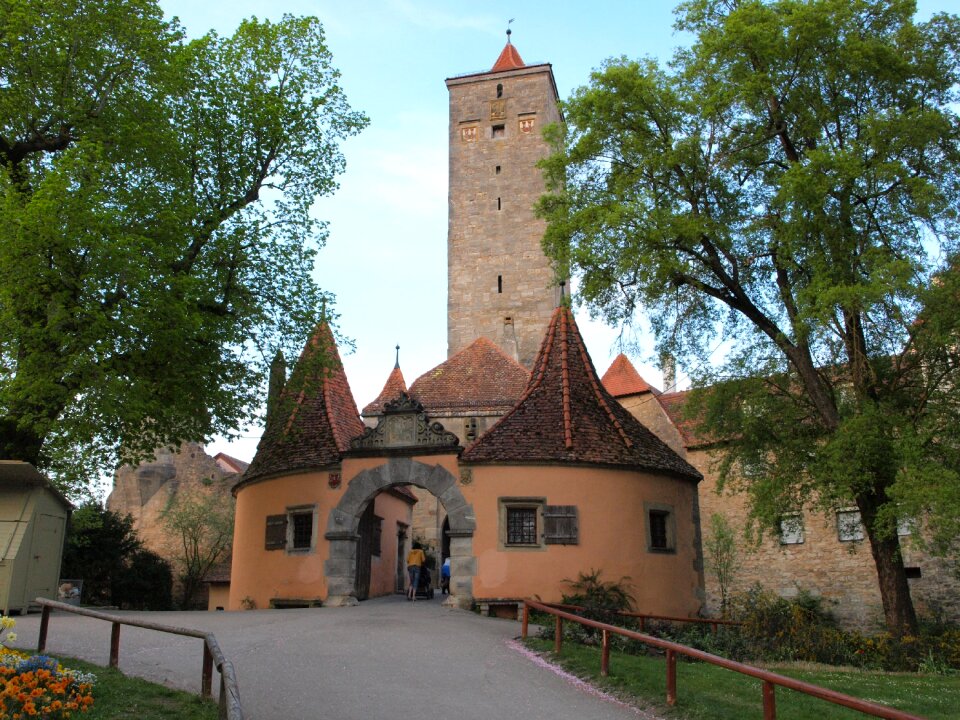 Historic center historically gate tower