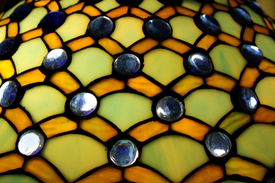 Tiffany colorful glass
