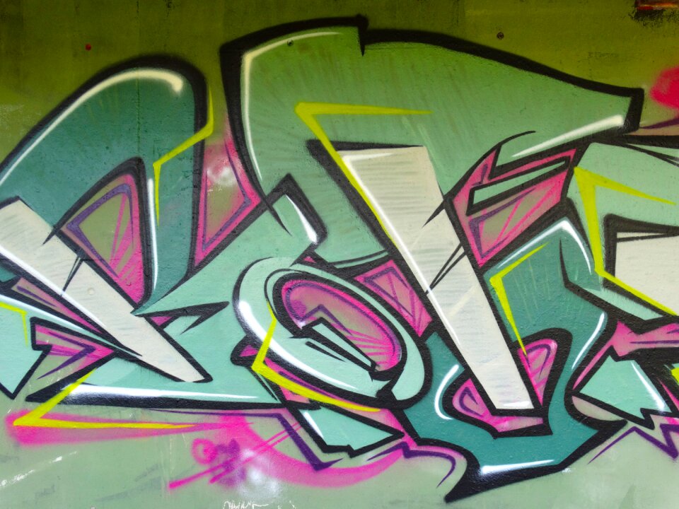 Decorative spray art
