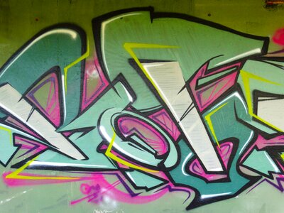 Decorative spray art