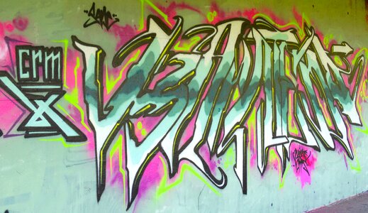 Decorative spray art