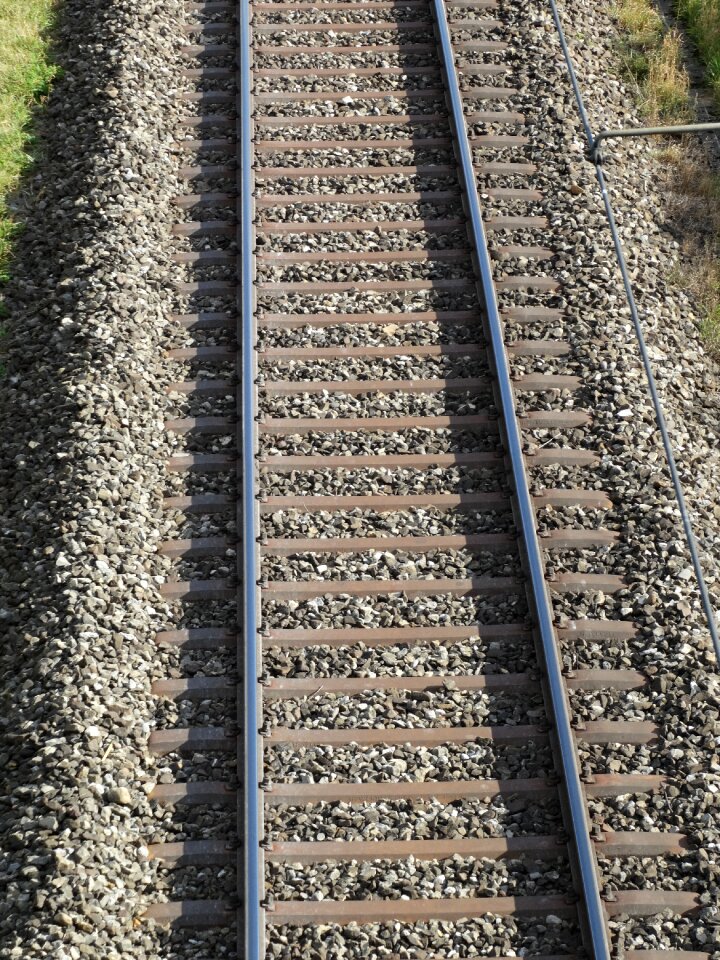 Gleise track bed pebble bed