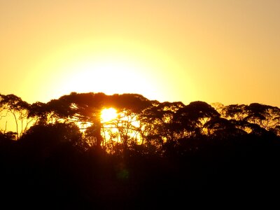 Eventide horizon clouds photo