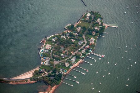 Island panorama architecture