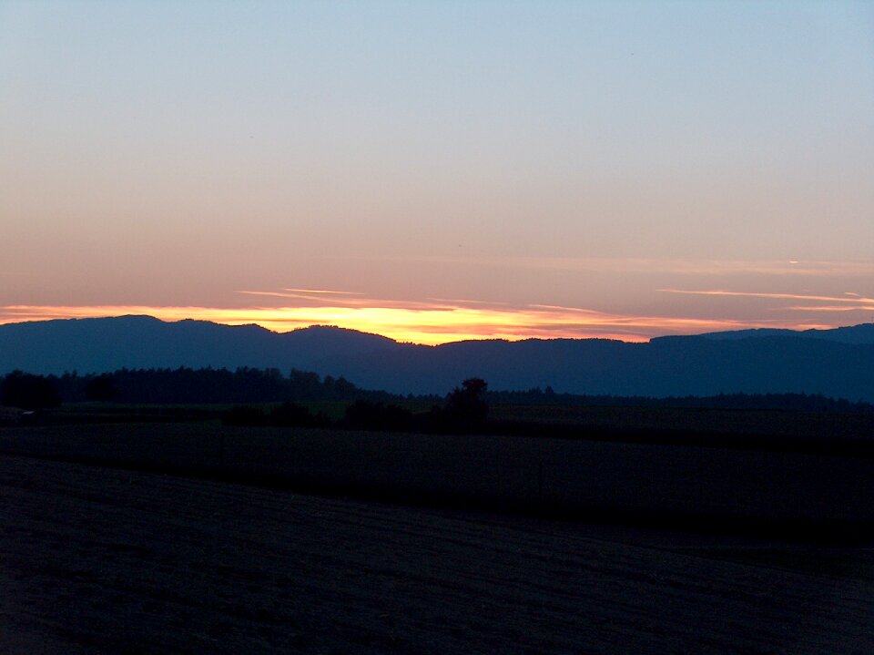 Nature abendstimmung dusk