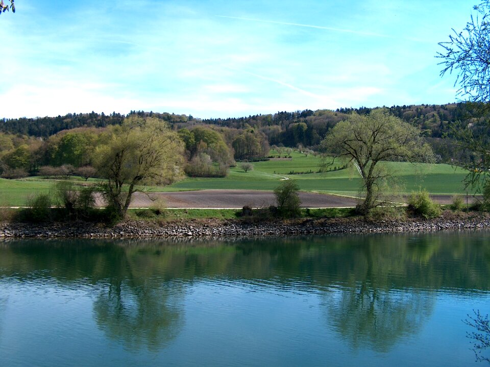 River mirroring nature
