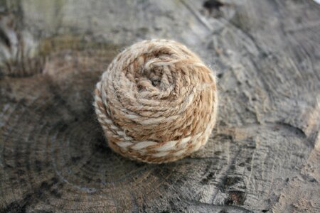 Wool yarn skein