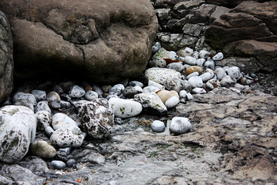 Sanded pebble nature photo