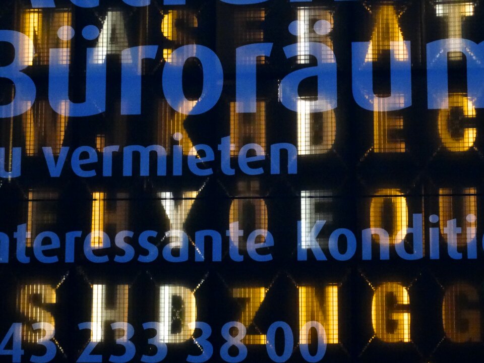 Neon sign signage modern