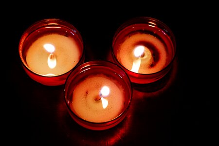 Victim candles sacrificial lights church