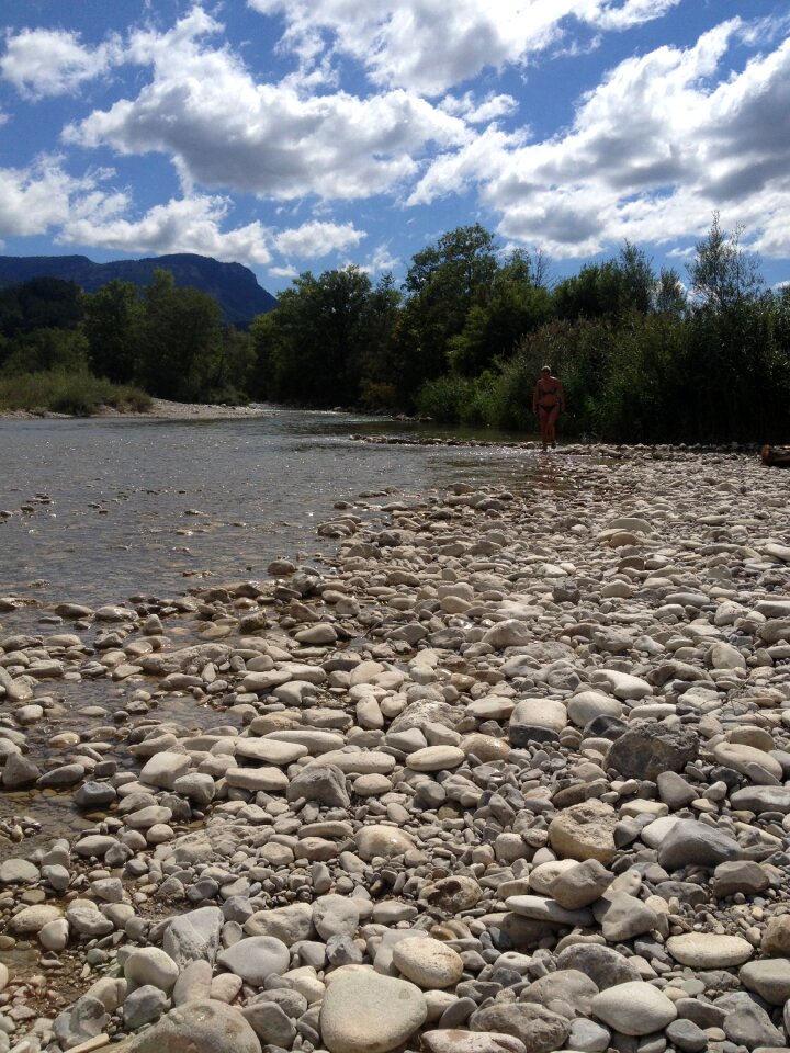 Stones water flow