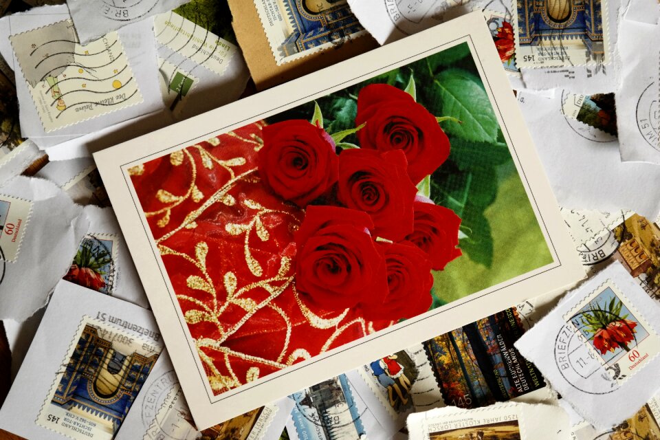 Postcard porto valentine's day