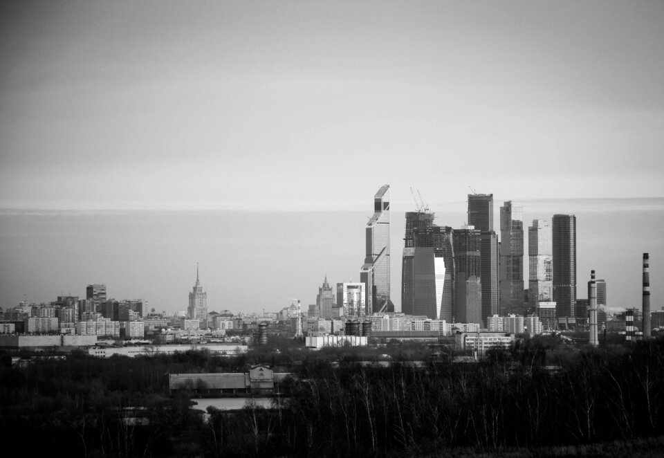 Architecture view panorama of the city